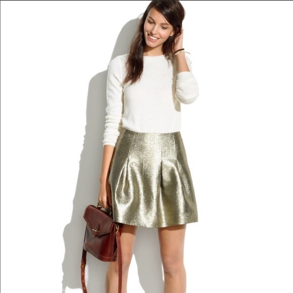 Madewell Dresses & Skirts - Madewell Gold Skirt